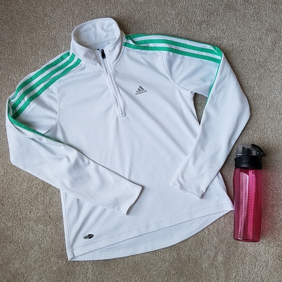 Adidas Tops - Adidas ClimaLite 1/3 Zip Lightweight Top